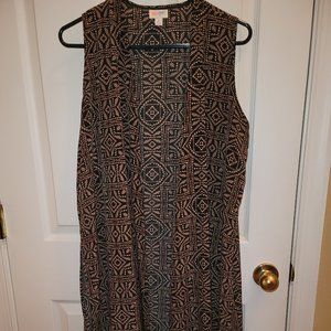 Lularoe Joy sz Medium Black/Tan Gently used, no wear